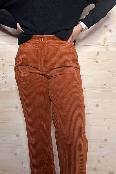 Pantalon Enzo brique